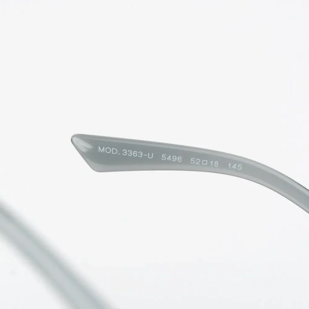 NEW Versace VE3363U 5496 Grey Transparent Square Unisex Eyeglasses VE 3363U
